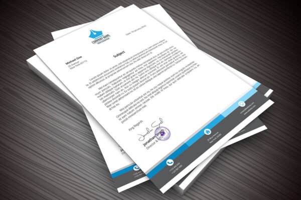 Letterheads Printing in Dubai